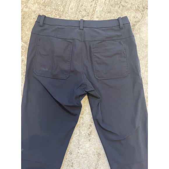 Mens Lululemon ABC Classic Fit Pant Navy Size 34. 28” Inseam - Picture 6 of 7